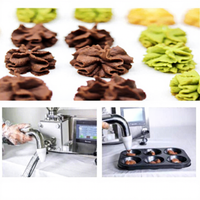 Nouvelle machine semi-automatique haute productivité en acier inoxydable 304 pour l'injection de garniture (crème, pâte, noix, pain) dans les gâteaux, les choux et les cupcakes