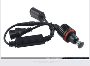 Đôi Mắt Thiên Thần Đèn Sương Mù Cho Xe Tự Động Ngày LED Ánh Sáng 80W 4000lm H8 E91 <span class=keywords><strong>E92</strong></span> E93 LED Đánh Dấu Bóng Đèn 6000K X6 Accord X5 Thành Phố - Product Image 4