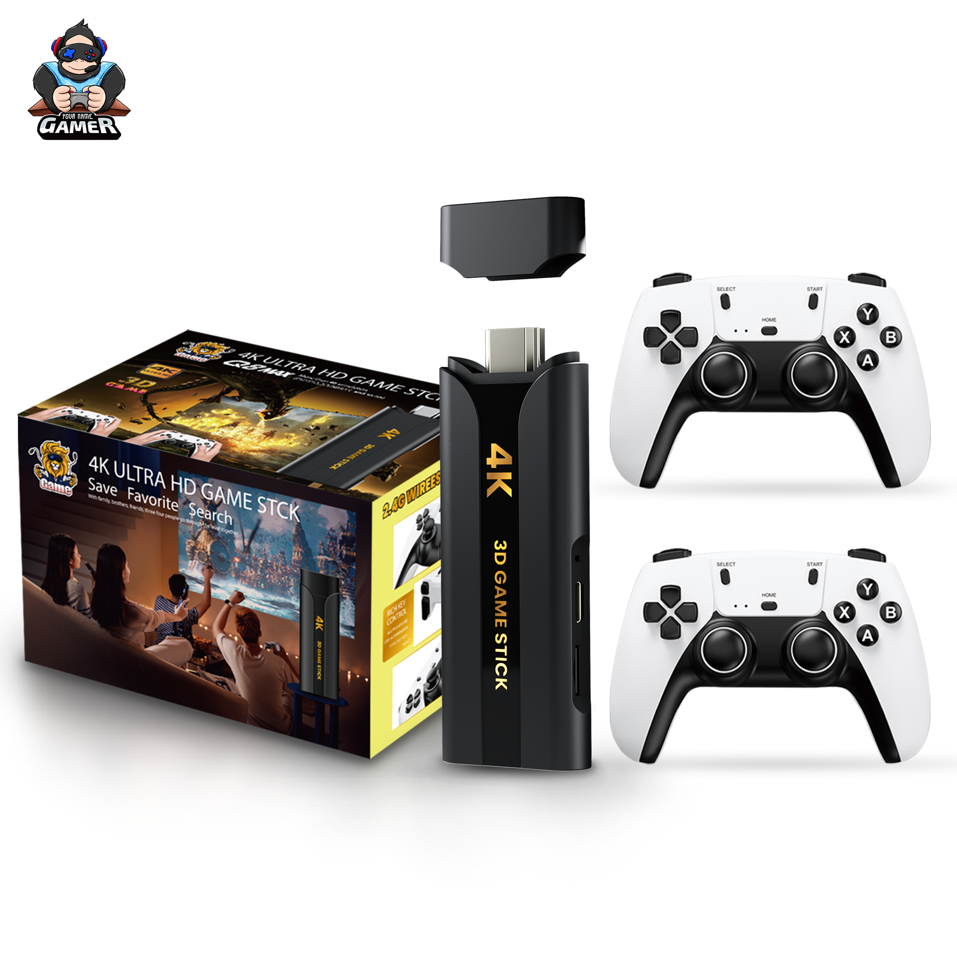 X2 Blue Consola Retro – 40.000+ Juegos, 40 Emuladores, HDMI Y 2 Mandos Inalámbricos (128 GB)