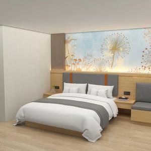 Modern Apartment <b>Hotel</b> Furnishing King Bed with Wood Frame <b>Bedroom</b> Furniture <b>Hotel</b> Furniture <b>Set</b> - Product Image 1