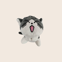 Mini sac porte-clés Kawaii mignon en peluche animaux chats sac à main suspendu cartable pendentif enfants cadeau pour machine à poupée