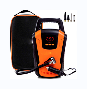Compresseur d'air pour pneus de voiture avec câble, 150 PSI, quatre unités de mesure de pression, affichage numérique, arrêt automatique, lumière LED - Product Image 2