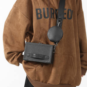 Sac à Bandoulière Sling Mixte <span class=keywords><strong>Rigide</strong></span> en Cuir Noir Mini Format avec Multi-Pochettes, Vente en Gros, 2024 - Product Image 5