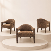 Fauteuils modulaires de luxe en tissu pour hôtel, chambre ou appartement