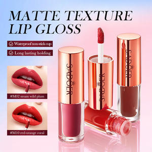 Brillo Labial Líquido Mate ADOER, Resistente al Agua, Antiadherente, <span class=keywords><strong>de</strong></span> Larga Duración, Fácil Aplicación, Acabado Suave, Tamaño Regular, Venta al Por Mayor - Product Image 3