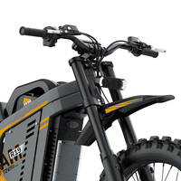 Moto tout-terrain électrique 72V 40Ah 4000W 10000W avec batterie EVE, moteur central, couple de 450 Nm, batterie amovible, vélo électrique tout-terrain