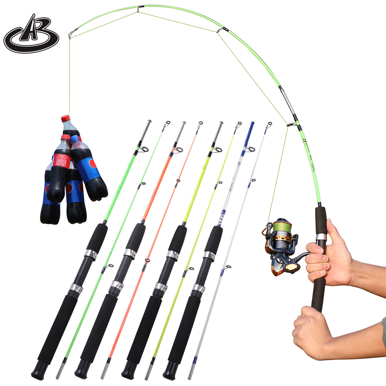 Sougayilang Canne à Pêche Télescopique + Moulinet - Kit Portable Voyage Eau Douce Salée