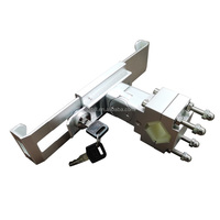 Support de montage de tuyau de tablette avec support de verrouillage de sécurité pour chariot à provisions pour ipad Air Pro 11/10.9/10.5/10.2/9.7/8.3/13/12.9 pouces