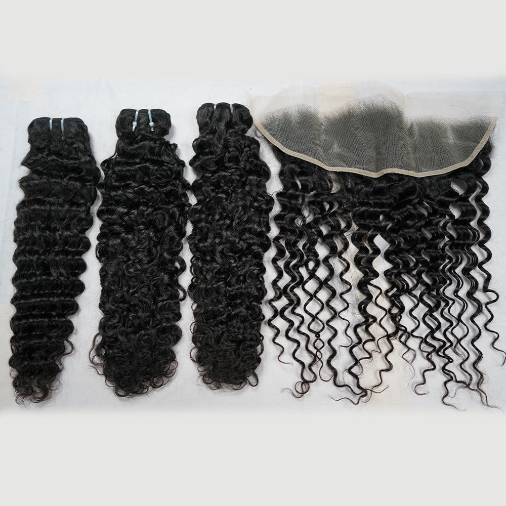 Paquet de cheveux de vague d'eau