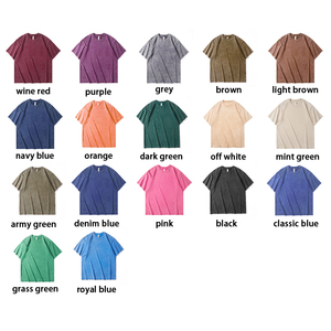 T-shirt personnalisé avec logo, coton 230 g/m², tee-shirt unisexe streetwear surdimensionné pour hommes et femmes avec impression sérigraphique et numérique - Product Image 5