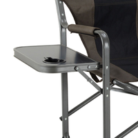 Ensemble de chaises de camping surdimensionnées Colegence, 2 chaises pliantes robustes pour l'extérieur, supportant 600 lb, avec poche latérale amovible et réglable