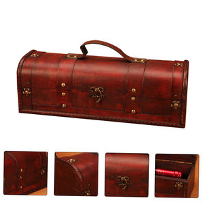 Großhandel Luxus Premium langlebige Vintage Aufbewahrung sbox mit Deckel anpassbare Logo Holz Wein kisten für Wein Geschenk - Product Image 5