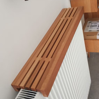 Supports d'étagère de radiateur en bois massif, taille personnalisée, étagère supérieure en bois pour radiateur, surface de repos pour chat, couvercle décoratif pour radiateur
