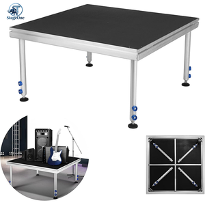 Plateforme de scène extérieure de luxe <span class=keywords><strong>en</strong></span> alliage d'aluminium pour concerts et mariages, installation facile, podium événementiel antidérapant, scène mobile extérieure - Product Image 1