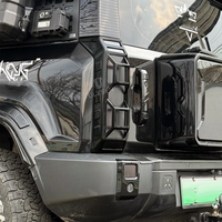 Couvre-feux arrière pour Chery ICAUR 03/Jaecoo J6, protection noire mate, accessoires extérieurs pour voiture, installation facile