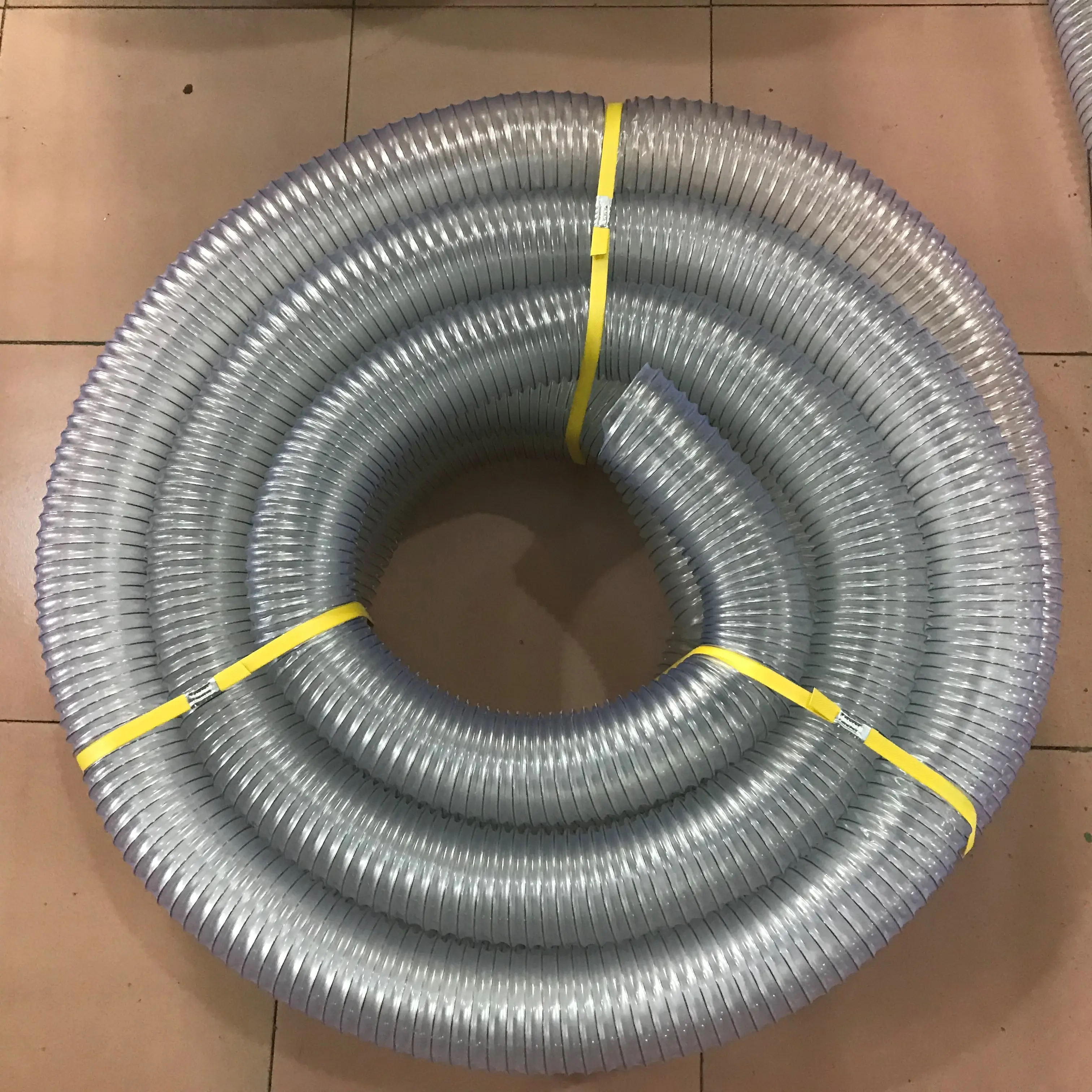 Nhà Máy Giá PVC linh hoạt dây hose vườn bơm hút Hose spiraled gia cố PVC hút Hose