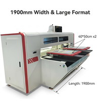 Imprimante DTG industrielle haute vitesse I3200 à double plateforme, machine d'impression automatique de t-shirts pour usine de confection