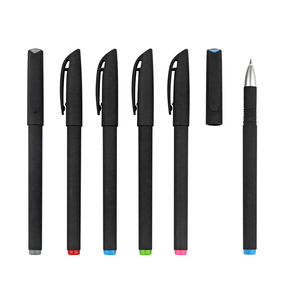 Bolígrafo de Gel Promocional Publicitario Personalizado Barato OEM de Color Rojo y Negro - Product Image 3