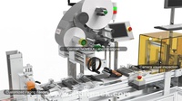 Machine d'étiquetage automatique à grande vitesse SKILT avec inspection par caméra, moteur servo PLC, pompe, papier, autocollant