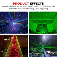 Projecteur laser d'animation et de dessin pour mapping de cubes laser avec contrôle DMX512 et ILDA couleur RGB/RGBW, contrôle par application, IP33 pour l'écriture