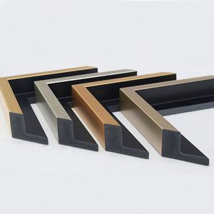 Molduras de marco flotante de pintura de foto de plástico negro Simple decorativo personalizado para enmarcar lienzo - Product Image 3