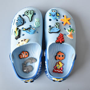 Zapatos de Playa para Mujer <span class=keywords><strong>Xiami</strong></span>, Nuevos, con Decoración de Flores, Hebilla, Accesorios DIY, Lindos Dibujos Animados, PVC para Jardín - Product Image 2