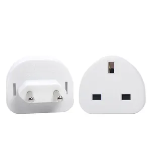 universal travel adapter uk to eu plug adapter German Russian Korea Safety shutter convert socket plug