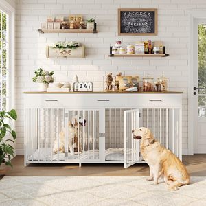Cerradura decorativa para mascotas para interiores, para sala de estar, con doble compartimento, engrosada para evitar huyas y mordeduras, para perros. - Product Image 1
