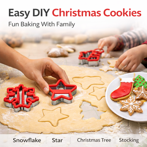 <span class=keywords><strong>Tagliabiscotti</strong></span> Ecologico per Natale, 1 Pezzo, con Impugnatura in Silicone, Stampi per Biscotti a Forma <span class=keywords><strong>di</strong></span> <span class=keywords><strong>Fiocco</strong></span> <span class=keywords><strong>di</strong></span> <span class=keywords><strong>Neve</strong></span>, Stella, Albero e Calza - Product Image 3