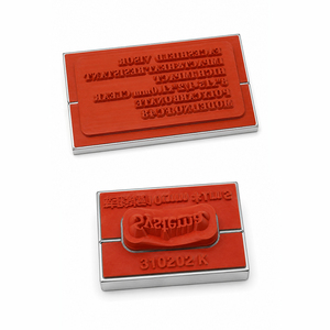 Molde de estampado en caliente de silicona personalizado de fábrica para piezas de plástico inyectado, troquel de impresión de lámina metálica para superficies plásticas - Product Image 5