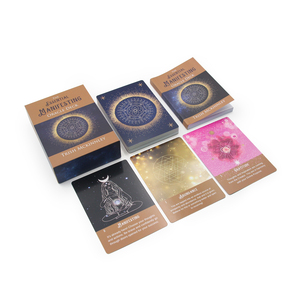 <span class=keywords><strong>Cartas</strong></span> del <span class=keywords><strong>Tarot</strong></span> Personalizadas en Papel de Arte de 350 g/m² con Impresión a 4 Colores, Afirmaciones Positivas, Guía de Lectura del Oráculo para Autodescubrimiento, Juego de Libros en Español - Product Image 1