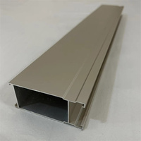 Extrusion d'aluminium innovante de la série 6000 pour les décorations de portes et fenêtres de maisons intelligentes Coupe CNC à motif plat avec trempe T5