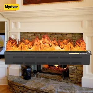 Myriver Best Mobile Home Quality Faux Wood Burning Gas Electric Stove Inster Electrical Fireplace Manufacturer Incorporated Sale