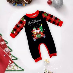 Pijamas Térmicos para Mujer, Ropa de Dormir con Estampado de Muñeco de Nieve y Árbol de Navidad, Ropa de Casa con Logotipo Frontal para Niños - Product Image 6