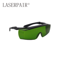 Lunettes de sécurité laser CE EN207 450 660 980 nm, protection laser multi-longueurs d'onde, lunettes de protection pour laser dentaire, indicateur de lumière rouge