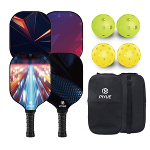 Usapa phê duyệt sợi carbon pickleball vợt thiết lập người mới bắt đầu Màu Đen Màu PP tổ ong lõi dropshipping pickleball mái chèo - Product Image 3