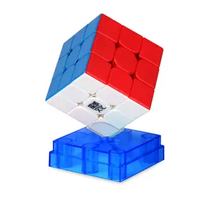 magnetic speed magic cube promotional toys intelligent educational LOGO PRINT kid plastic factory MoYu Weiong WRM 2020 3x3 M