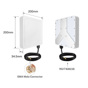 เสาอากาศ LTE แบบรอบทิศทาง 2x2 ที่เหมาะสมสำหรับใช้เป็นเสาอากาศบูสเตอร์ Wifi ระดับ IP68 5G CPE ระยะไกล สำหรับใช้งานภายนอกและภายในอาคาร รูปแบบคลื่น 5G - Product Image 2