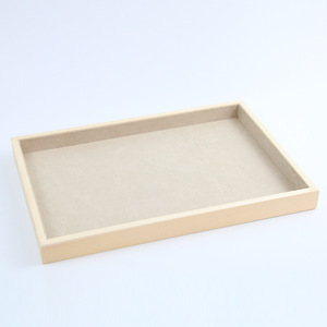 New Design Wooden Jewelry Tray Velvet Tray for Jewelry Display Storage Necklace Pendant <strong>Bangle</strong> <strong>Holder</strong> - Product Image 3