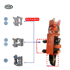 Портативный вибромолот для экскаватора с боковой рукояткой для быстрого развертывания сваи для экскаватора - Product Image 2
