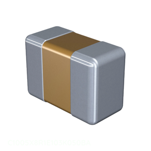 ตัวเก็บประจุเซรามิกแบบมีฝาปิด0402 (1005เมตริก) สำหรับ10000PF ตัวเก็บประจุแบบ C1005X8R1E103K050BA 25V X8R 0402 10000 pF - Product Image 1