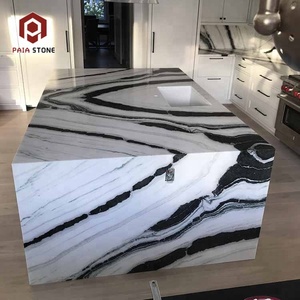 Fornitore cinese lucido controsoffitto della <span class=keywords><strong>cucina</strong></span> panda di <span class=keywords><strong>marmo</strong></span> <span class=keywords><strong>bianco</strong></span> <span class=keywords><strong>con</strong></span> venature nere - Product Image 3