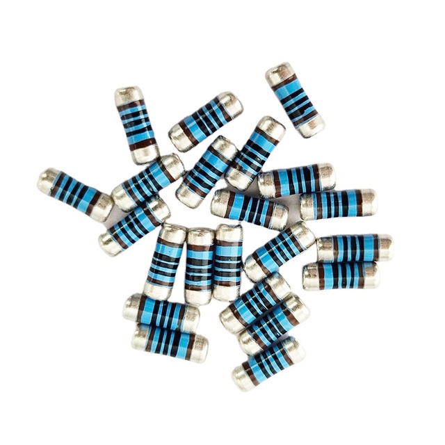 VISHAY 0204 SMD Lead-Free MELF Resistors 10R-10MR 0.35W-0.5W 1%-5% Tolerance