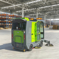Machine de nettoyage robuste et fiable avec système de contrôle intelligent pour le nettoyage des aires de stationnement d'aéroports