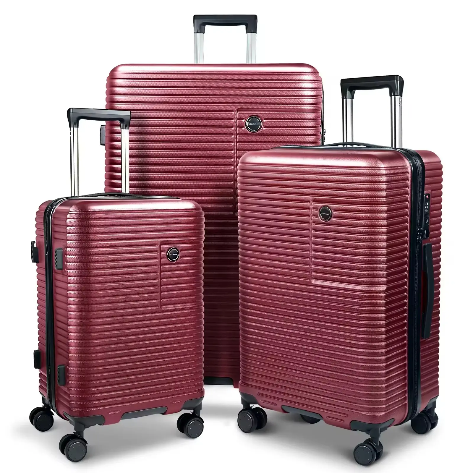 Valise de voyage personnalisée Belle moyenne à bas prix Meilleure vente Bagages enregistrés 3 pièces 20 24 28 Sets de valises