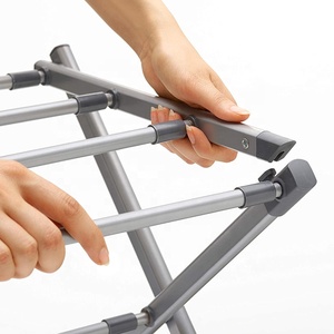 Cintres à 3 niveaux pliants pour chevaux, extensibles, de haute qualité, sèche-<span class=keywords><strong>linge</strong></span>, fabrication d'aérateur - Product Image 3