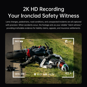 Nouveau Casque Moto G10 2026 avec Caméra, Enregistrement Vidéo 2K et Vision Nocturne - Product Image 4