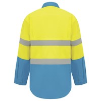 NFPA 2112 Chemises de travail unisexes réfléchissantes résistantes au feu Vêtements de sécurité pour la construction minière respirants pour adultes grande taille