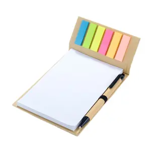 Hot Sales Custom Memo Pad With Eco Pen And Sticky Notes