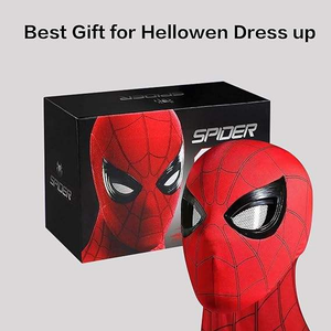 Maschere da <span class=keywords><strong>Supereroe</strong></span> con Controllo del Mento e Occhi Mobili, <span class=keywords><strong>Maschera</strong></span> Integrale per Feste e Cosplay - Product Image 4